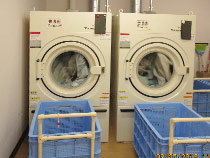 スポーツ施設内洗濯設備例